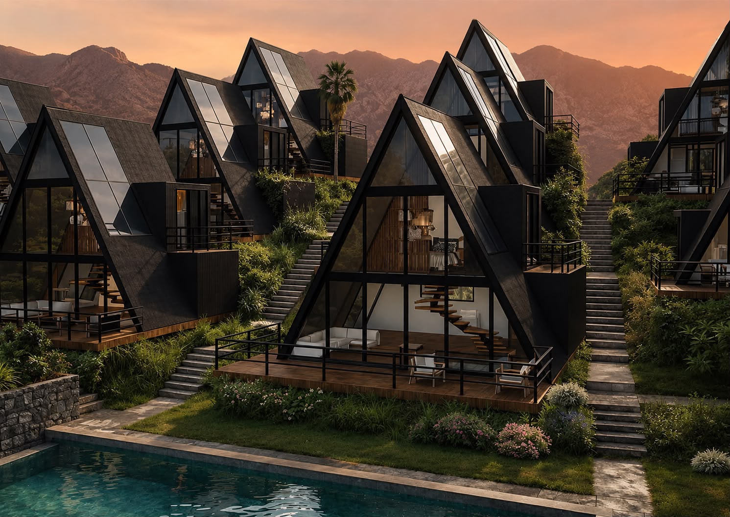 Casa Venta Cabaña alpina en Residencial Aire Simbal