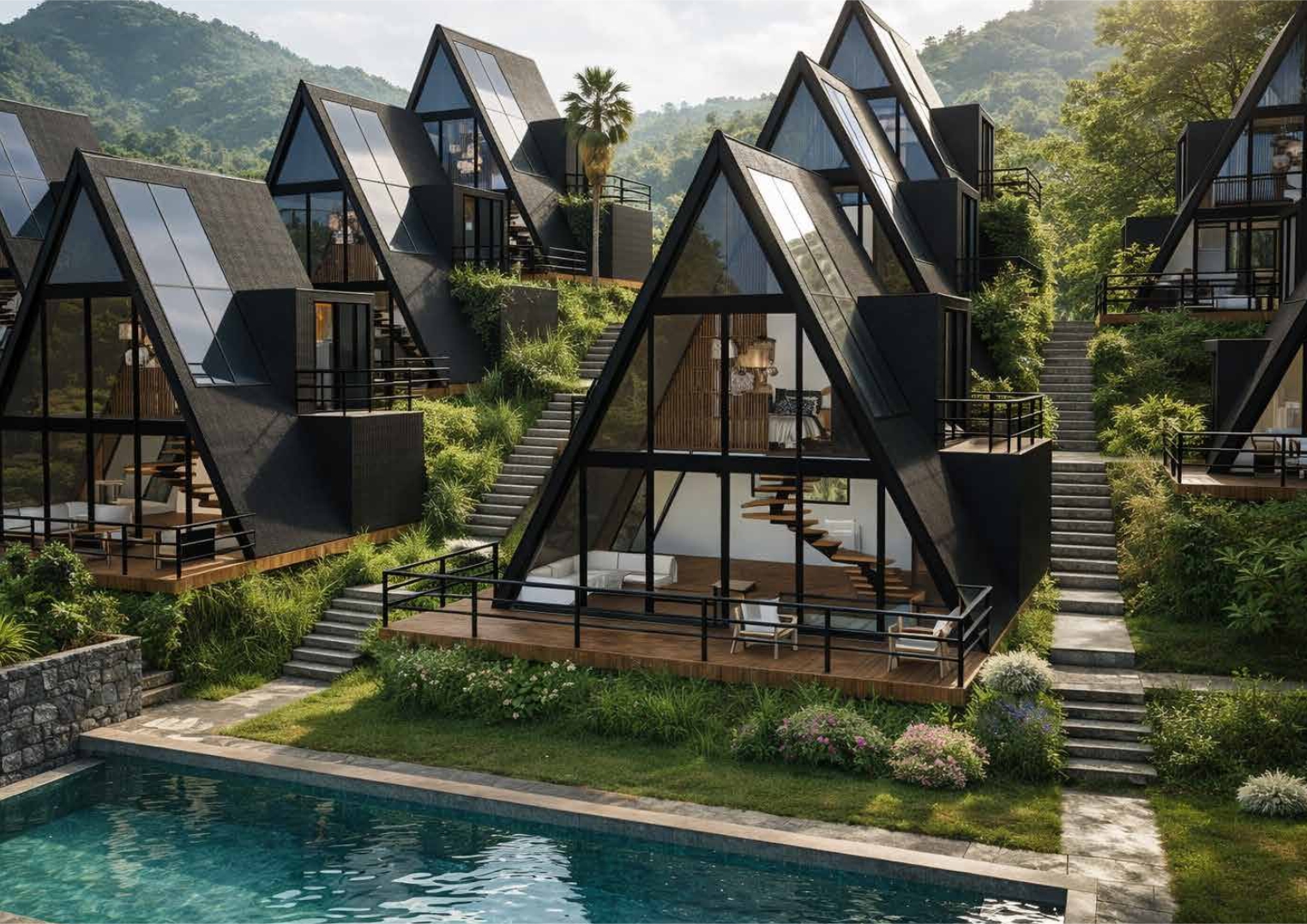 Casa Venta Cabaña alpina en Residencial Aire Simbal